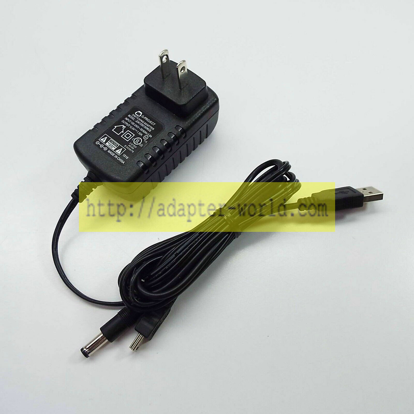 *Brand NEW* G-PROJECT JDA1200150WUS 12.0V 1.50A AC DC Adapter I2900 POWER SUPPLY - Click Image to Close